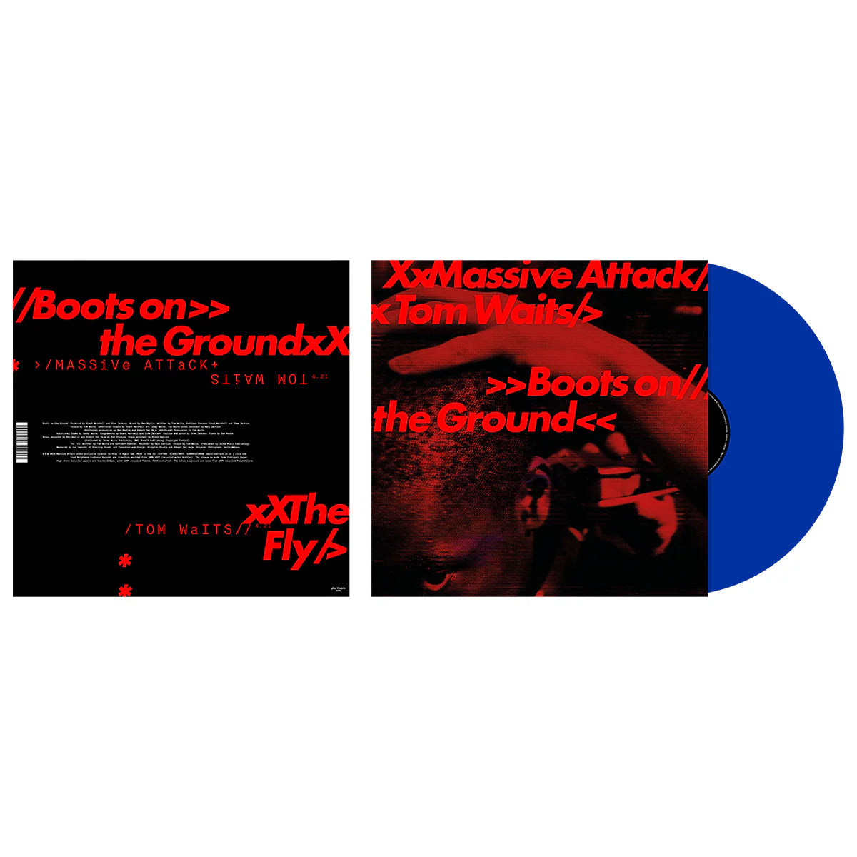 Tom Waits x Massive Attack (Boots On The Ground) Blue Vinyl – Tom